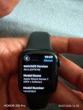 Apple Watch Series 7 41mm Cellular Aluminium Case with Sport Band - Midnight
