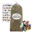 Gemstone Paydirt 5lb Classic Gem Bag - Rough Stone Mix Rock Tumbling Gem Mining