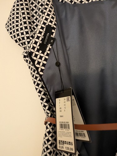 Comma Damenkleid Etuikleid schwarz weiß neu - Bild 12 von 12