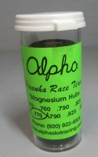 PAIR OF NEW ALPHA PIRANHA RACE TIRES 8258 BIG FULLHUB - 1/8" X .770" 1/24 CARS 