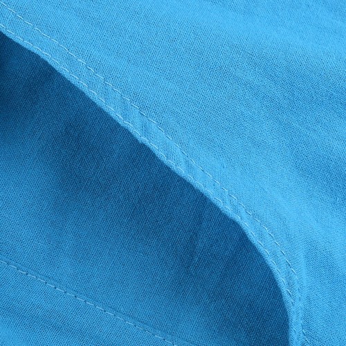 Summer Fashion Women's Crop Length Pants Cotton Flax Elastic Leisure Trousers - Picture 36 of 79