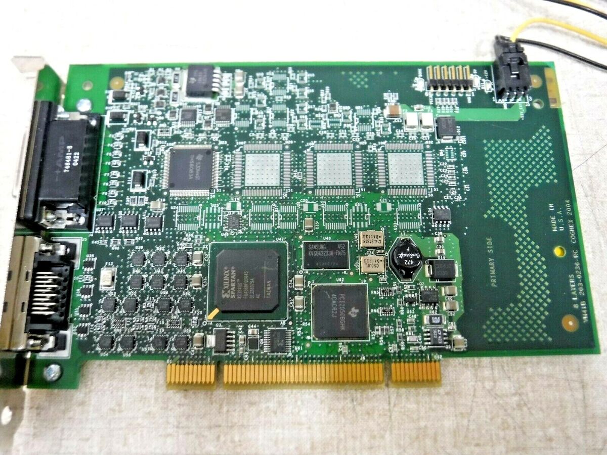 Cognex VM41B 203-0236-RC Frame Grabber PCI Card + 4-Pin Cognex VM41B 203-0236-RC Frame Grabber PCI Card + 4-Pin