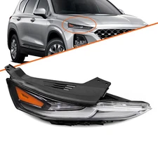 For 2019 2020 Hyundai Santa Fe Right Passenger Side LED DRL Headlight OEM 19 20