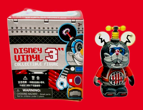 DISNEY VINYLMATION 3" ROBOTS Series GOOFY BOT CHASER FIGURE Disneyland Hong Kong
