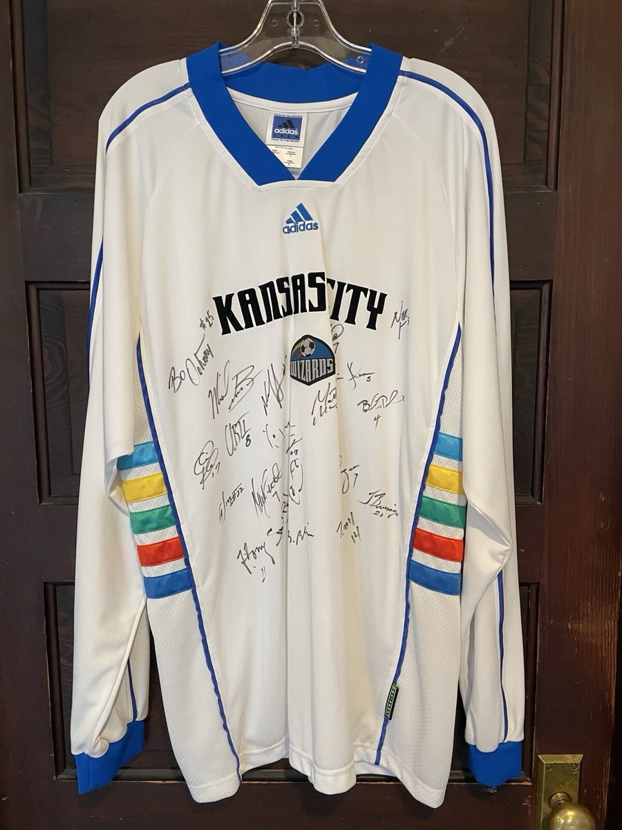 1998 1999 Kansas City Wizards Soccer Jersey Adidas MLS USA large