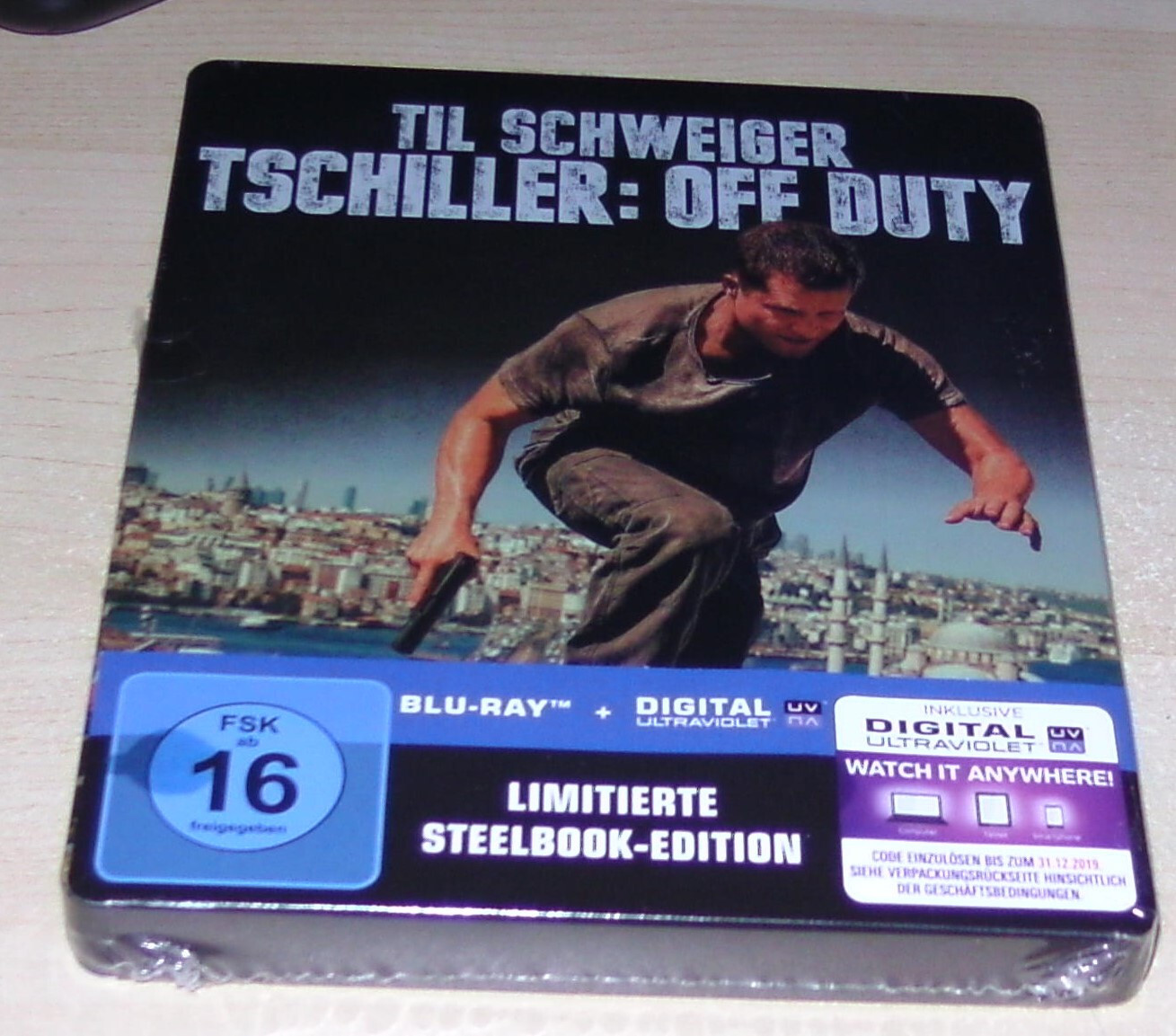 TSCHILLER OFF DUTY MIT TIL SCHWEIGER BLU RAY LIMITIERTE STEELBOOK NEU OVP