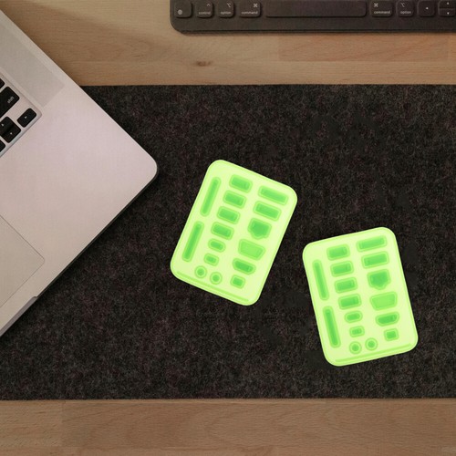 3 Sets Notebook Dust Plug Usb C Cover Keyboard with Screen Dustproof - Zdjęcie 10 z 12