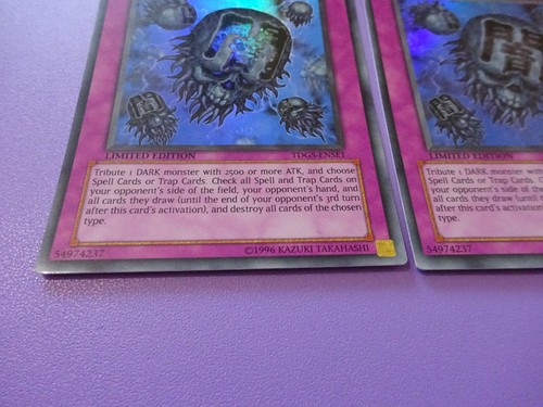 Yu-Gi-Oh! 3 X Eradicator Epidemic Virus TDGS-ENSE1 Super Rare Limited Edition - Picture 3 of 11