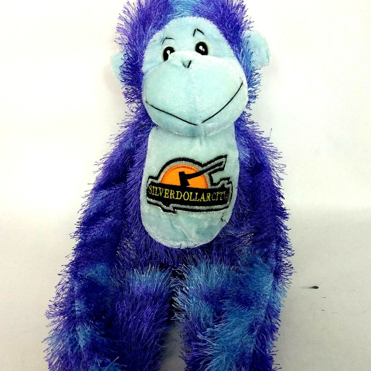 Silver Dollar City Blue Purple Monkey Plush Goffa Int Stuffed