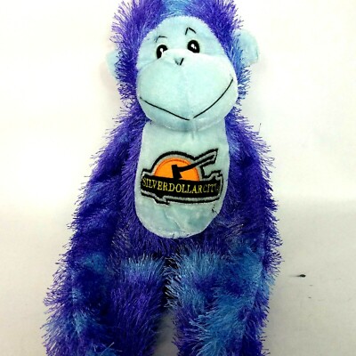 Silver Dollar City Blue Purple Monkey Plush Goffa Int Stuffed