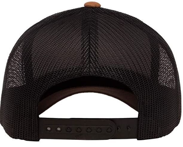 Big Size Caramel/Black Yupoong&reg; Trucker Mesh Cap  2XL - 4XL Adjust BIGHEADCAPS