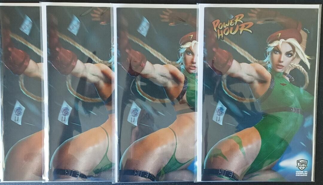 Power Hour Shikarii Cammy Fighter Cosplay Complete 4 Book Set !! NM