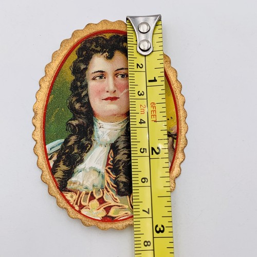 Upper Ten Cigar Box Label Full Color Tobacco Lithograph Embossed Vintage - Picture 12 of 12