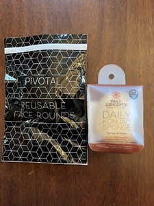 Lot Pivotal Reusable Face Rounds And Daily Concepts Daily Konjac Sponge