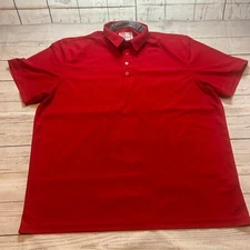 Chik Fil A Team Style Employee Polo Shirt Red  Recycled Fabric Men's Size 2XL