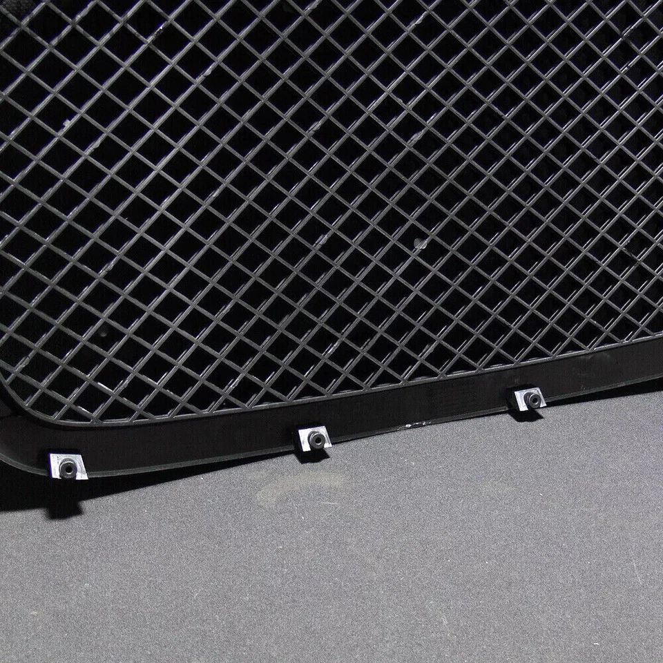 Front Hood Bumper Grill Grille For 2005-2010 Chrysler 300/300 Polished Black - Image 4 of 4