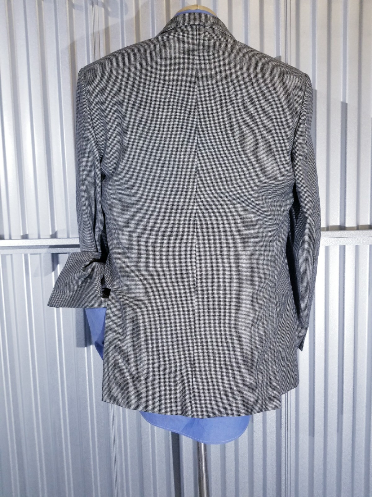 Giacca blazer cappotto sportivo 42R Yves Saint Laurent pour homme dente check lana