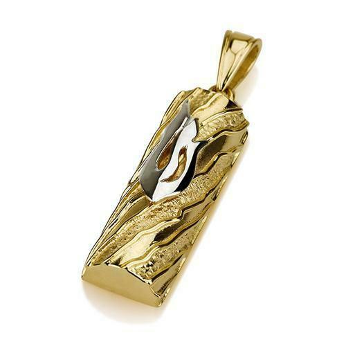 14k Yellow Gold Jewish Mezuzah Pendant Necklace For - 14k Yellow Gold Mezuzah Pendant 14k Yellow Gold Jewish Mezuzah Pendant Necklace For - 14k Yellow Gold Mezuzah Pendant