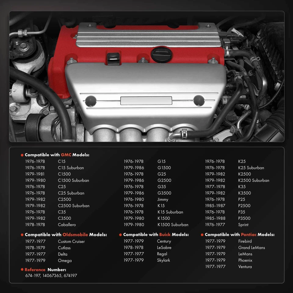 Colector de escape del conductor para GMC C1500 G1500 Jimmy K1500 K2500 P2500 Sprint K25 Foto 2 de 4