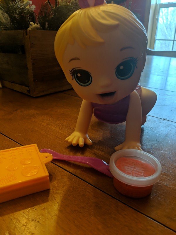 2 baby alive lil snacks doll
