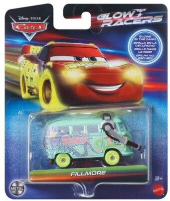 FILLMORE - Glow in the Dark Bully - Racers Disney Cars 1:55 Mattel