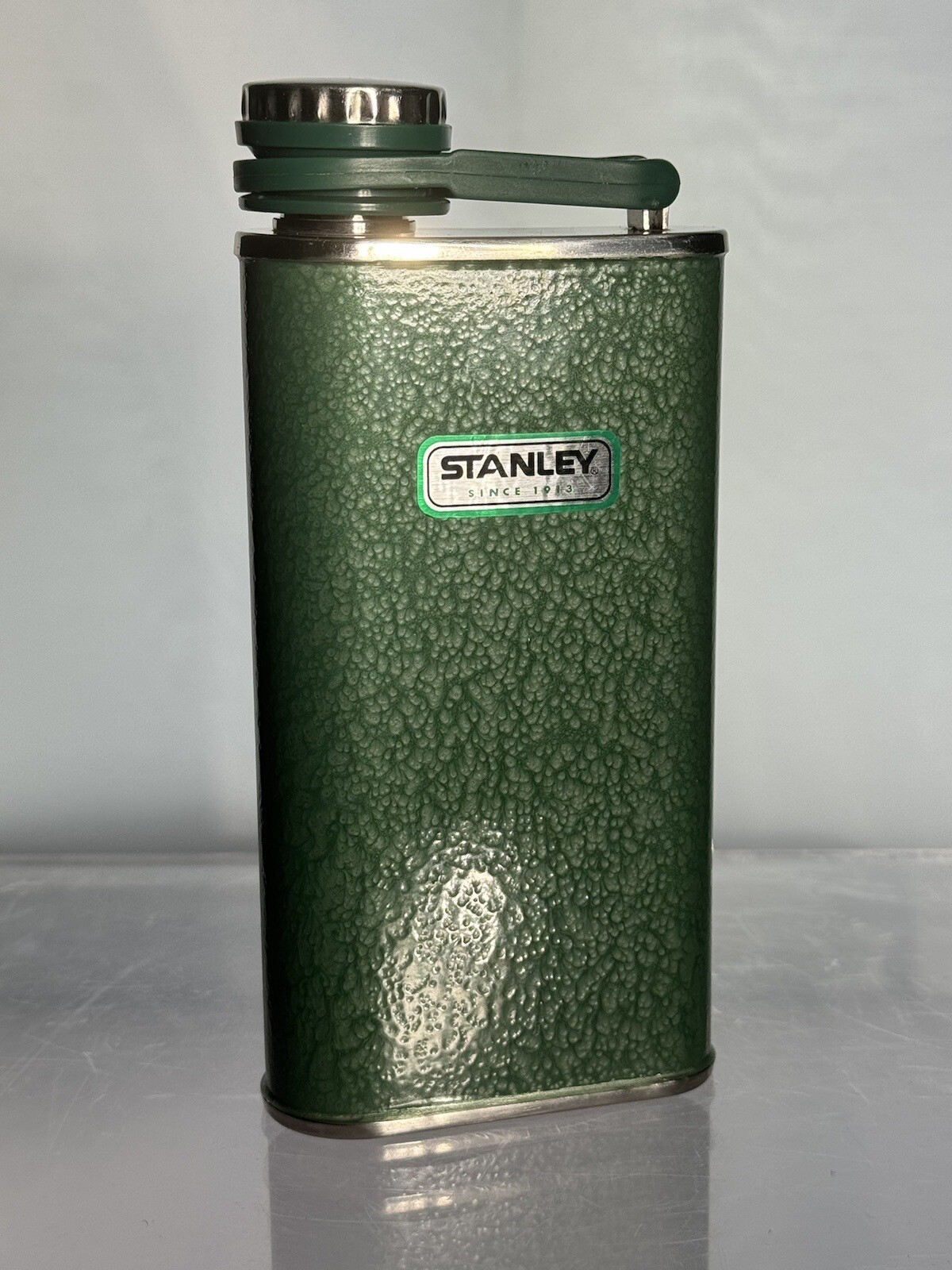 STANLEY Adventure 8 oz POCKET FLASK Stainless Steel Green BPA-free Leakproof