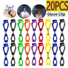 20pcs Glove Clip Hanger Safety Glove Holder Gloves Clip Work Clamp Guard Tool US