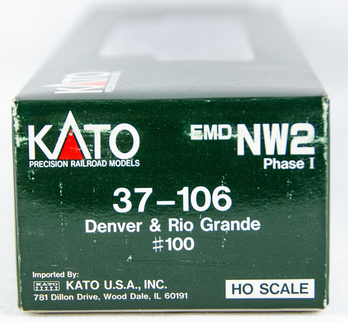 Kato 37-106 NW2 Phase 1 Denver Rio Grande 100 Collectible HO Model