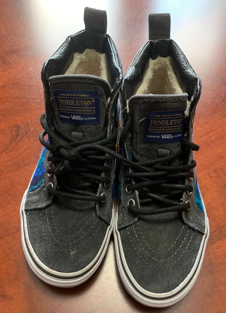 New Vans X Pendleton Sk8 Hi MTE Sneaker size Men 4.5 Women 6