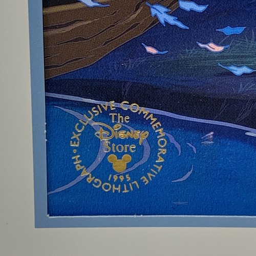 Litografía Pocahontas 1995 conmemorativa exclusiva de la tienda Disney - Imagen 2 de 6