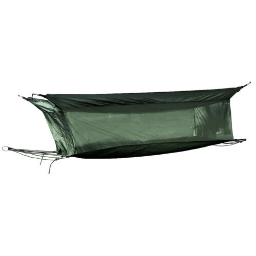 MFH Jungle Hammock Mosquito Net Survival Bushcraft Camping Gear Military Olive - Afbeelding 1 van 1