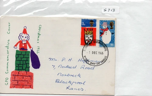 GB - First Day Cover (5713) 1966 Christmas - pmk Coventry