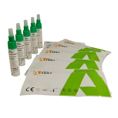 ALLTEST VALUEMED 5 x GP/Professional Bowel Colon Health Faecal Occult Blood FOB+Transferrin test