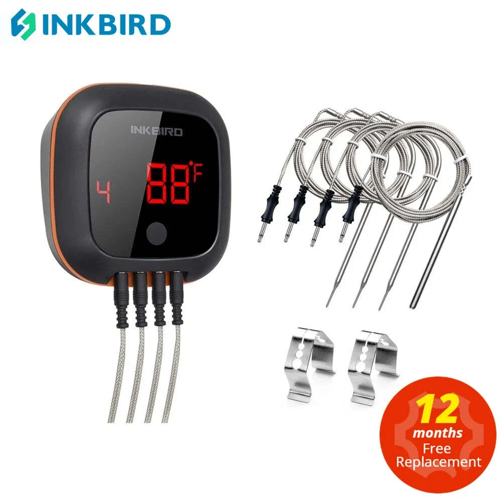 INKBIRD IBT-4XSBBQ Meat Cooking Thermometer Bluetooth