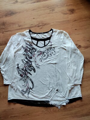Tredy Shirt Damen schwarz weiß