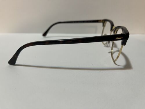 Ray-Ban Eyeglasses Frames Only RB3016 W0366 CLUBMASTER Havana Gold 49-21-145 - Foto 2 di 6