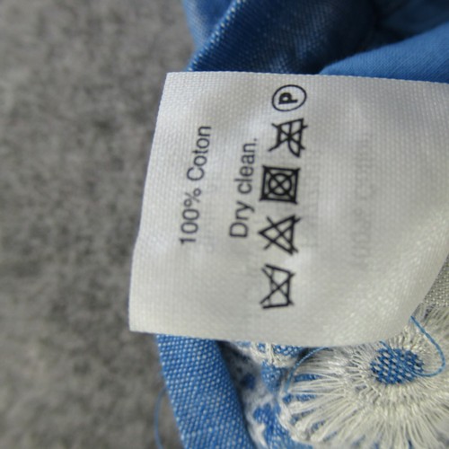 Madewell Womens Shorts 4 Blue Embroidered Flat Front Mid Rise 3" Inseam Cotton - Picture 8 of 12