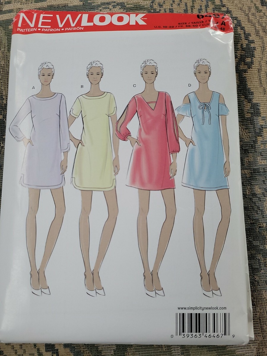Cold Shoulder Dress Pattern TPC7//PLEATED SHOULDER DRESS//6 22