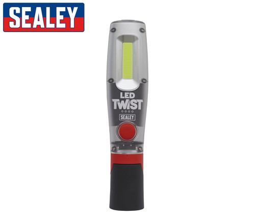 Sealey LED1001 Rechargeable Inspection Lamp Wireless 8w COB LED Twist 1000Lm - Picture 2 of 3