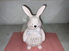 Rae Dunn by Magenta Artisan Collection Farmhouse Spring Happy Easter Bunny 12"