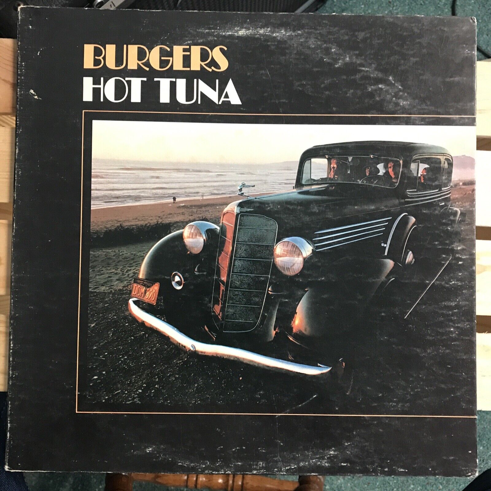 Hot Tuna ,Burgers - 1971 GRUNT FTR 1004 VINYL: EX / Sleeve: VG GATEFOLD.