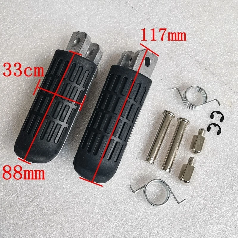 Reposapiés delanteros estriberas para Honda CB750F Seven Fifty 92-03 CB900F Hornet 02-07 Foto 4 de 4