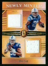 109 Relic, 2020 Panini GS, Newly Minted, Taylor & Pittman RC, #MMD10, 004/249