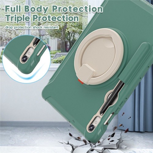 For Samsung Galaxy Tab S7 S8 S9 FE Plus S10 Tablet Shockproof Case Stand Cover - Bild 30 von 102
