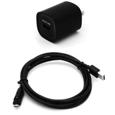 Home Charger 2.4A 6ft Cable Micro USB Wall Power Adapter for Cell Phones