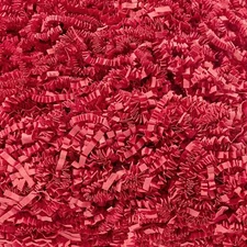 1 LB Crinkle Cut Paper Shred Red Crinkle Paper Shredded Paper for Gift Basket...