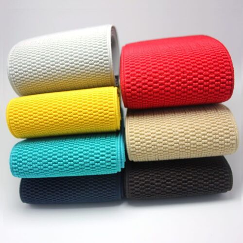 Fascia elastica nylon abbigliamento da cucire fasce in gomma accessorio cintura gonna larghezza 7,5 cm - Foto 3 di 29