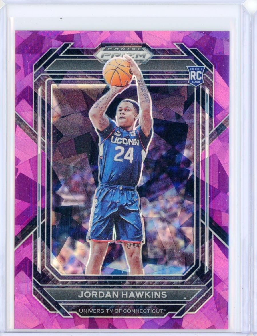 2023-24 Panini Prizm Draft Picks JORDAN HAWKINS RC Rookie Purple 