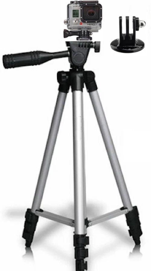  Trípode fotográfico de 50" para NIKON D3000 D3100 D3200 D3300 D5000 D5100 D5200 D5300  Foto 2 de 4