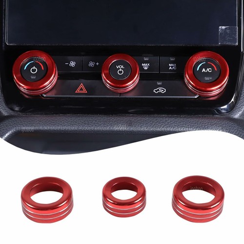 Center Console Switch Knobs Cover For Ford Ranger Alloy AC Knobs Button Trim - 第 1/10 張圖片